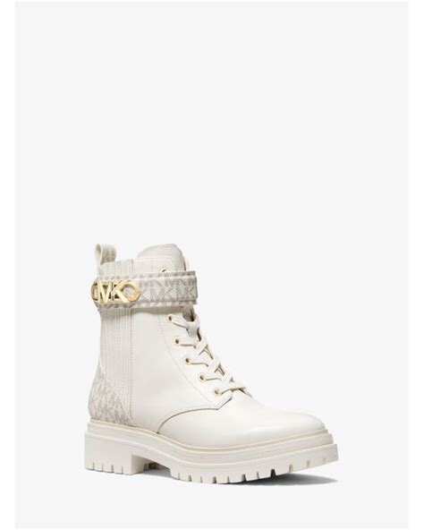 michael michael kors ankle boot with gold buckles|zappos Michael Kors boots.